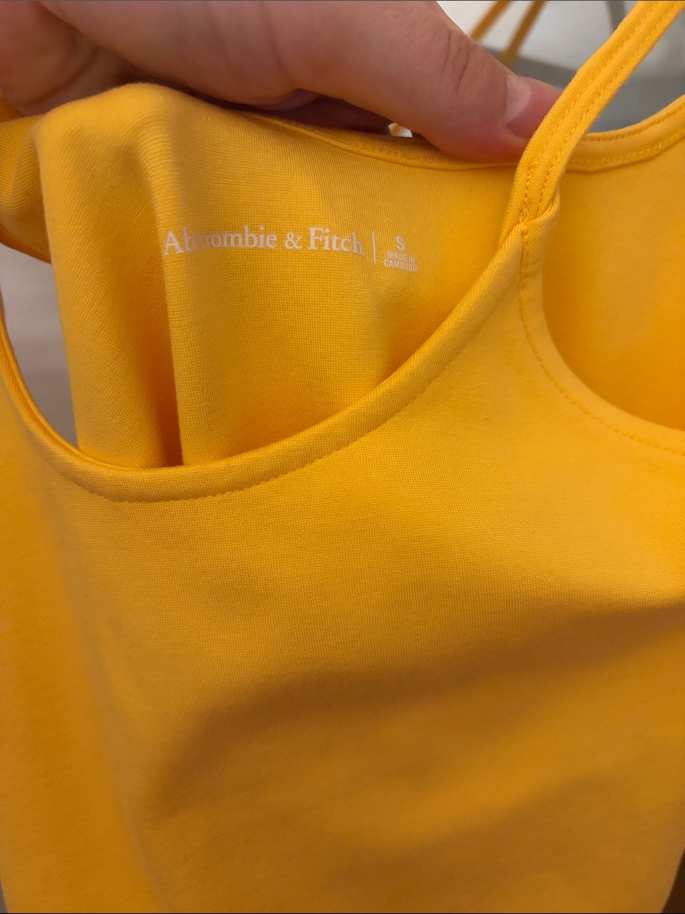 Abercrombie & Fitch Golden Asymmetrical Mini Dress - Picture 2 of 5